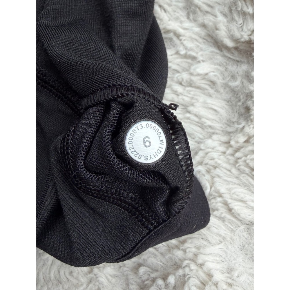 Lululemon Court Crush Dress Black Tennis Exercise Pickleball W1DHYS Size 6 - Picture 2 of 15